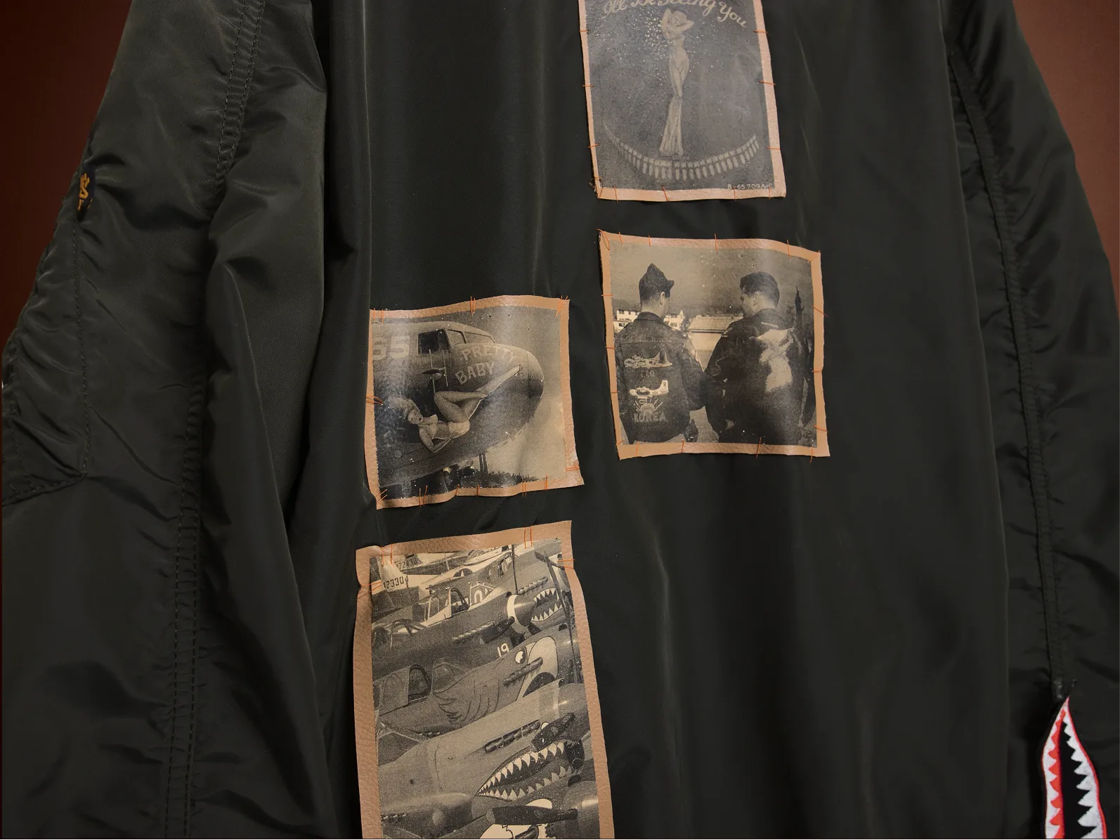 Back patches — detail