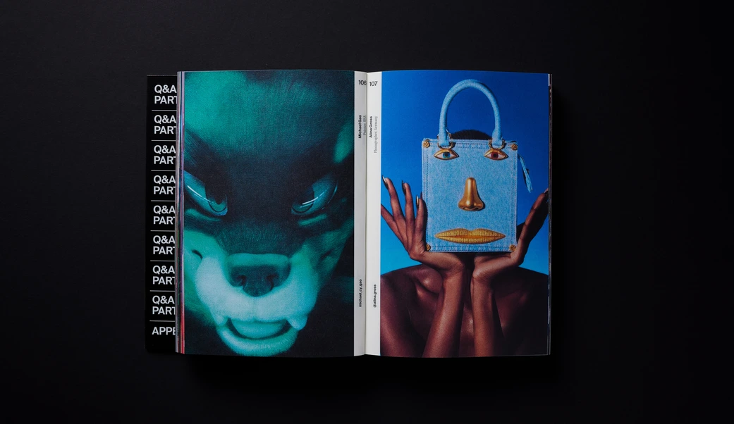 Editorial spread — feature portraits